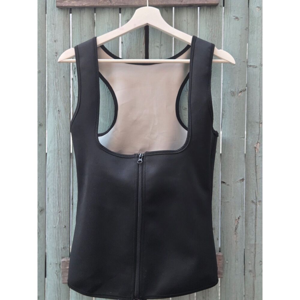 LANCS Sauna Waist Trainer Vest | Women's Compression Workout Body Shaper